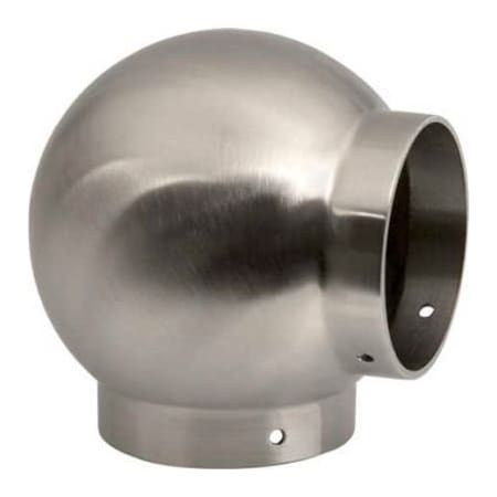 Lavi Industries Lavi Industries, Ball Elbow, for 2" Tubing, Satin Stainless Steel 44-702/2 44-702/2